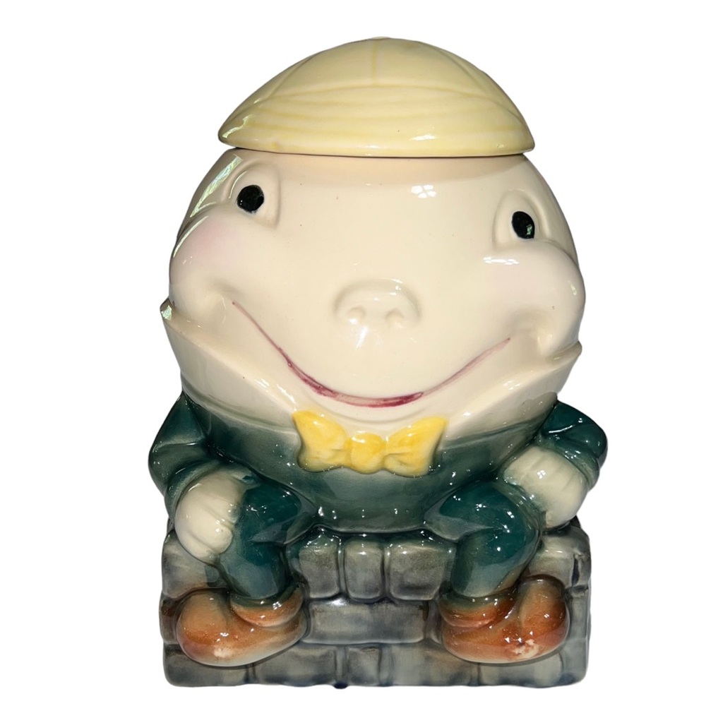 Vintage Brush McCoy Humpty Dumpty Cookie Jar - Brush W18 USA